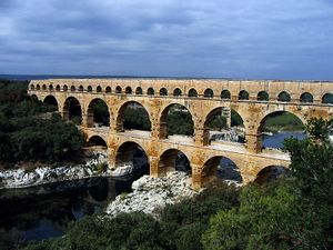 Pont du Gard Bridge, Southern France