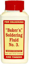 Bakers No.3 Soldering Fluid